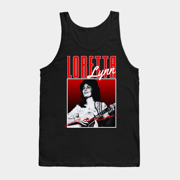 Loretta lynn///original retro Tank Top by DetikWaktu